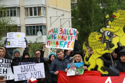 В Белгороде прошла первая «Монстрация». Выбираем лучший лозунг [голосование]