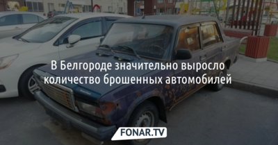 В Белгороде за год больше брошенных автомобилей признали бесхозными