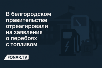 В белгородском правительстве отреагировали на заявления о перебоях с бензином на АЗС