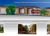 Предполагаемое оформление жилого дома на проспекте Богдана Хмельницкого, скриншот видео ТРК «Мир Белогорья»