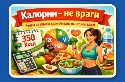 Калории — не враги. Зачем на самом деле считать то, что мы едим