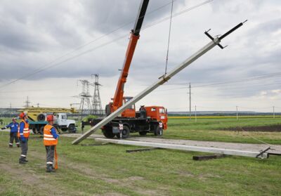 В Белгородской области увеличилось количество ДТП со сбитыми опорами линий электропередачи
