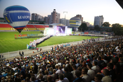 Открытие первого в России фестиваля ГТО