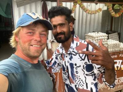 Шебекинец рассказал, как путешествует по Индии на велосипеде 