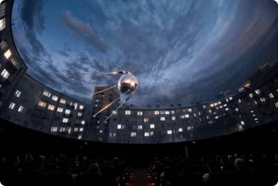 Сбер создал полнокупольный фильм о первом полёте человека в космос