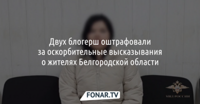 Калининградка и жительница Грайворона заплатят по 47 тысяч штрафа за оскорбительные высказывания о белгородцах 