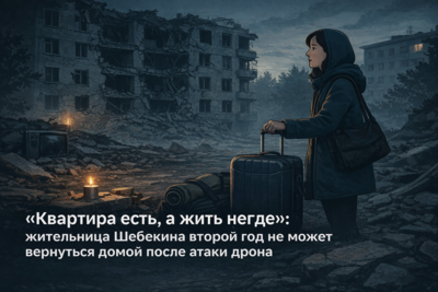 «Квартира есть, а жить негде». Жительница Шебекина второй год не может вернуться домой после атаки дрона