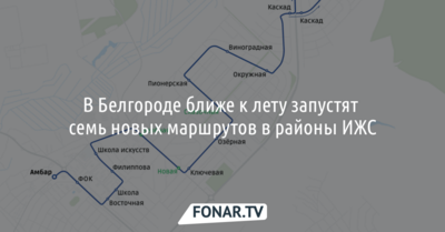 В Белгородской агломерации запустят семь новых маршрутов в районы ИЖС
