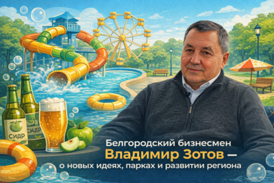 Начнём с «Зотов брют», продолжим кальвадосом. Как белгородский предприниматель при помощи четырёх «П» будет делать алкоголь, выращивать яблоки, форель и открывать новые зоны отдыха