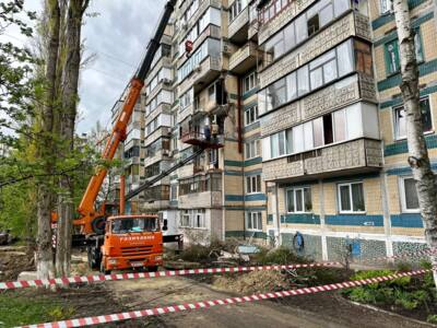 В Белгороде приступили к капремонту многоэтажки на Шаландина, возле которой упал снаряд
