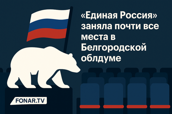 «Единая Россия» заняла почти все места в Белгородской облдуме [итоги выборов 2025 года]