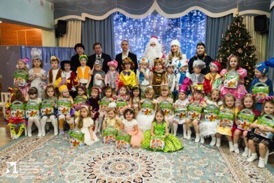 ​Праздник к нам приходит. Воспитанников православного детского сада «Рождественский» поздравили с Новым годом*