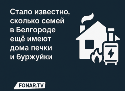 Стало известно, сколько семей в Белгороде ещё имеют дома печки и буржуйки