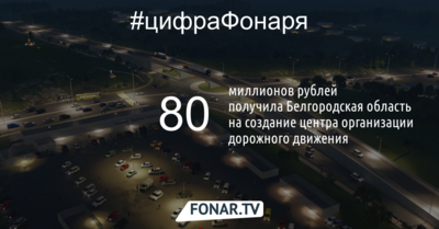 Белгородская область получила 80 миллионов рублей на создание центра организации дорожного движения