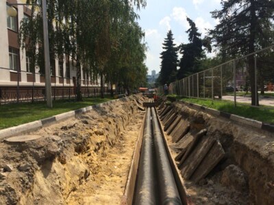 В Белгороде ремонт теплосетей на улице Чумичова продлится до конца августа