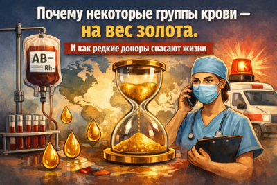 Почему некоторые группы крови — на вес золота. И как редкие доноры спасают жизни