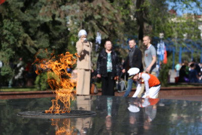 Эстафета Вечного огня в Белгороде
