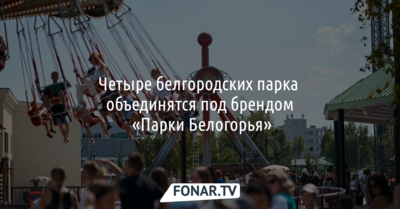 Четыре белгородских парка объединятся под брендом «Парки Белогорья»