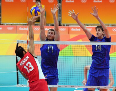 На Олимпиаде в Рио сборная России по волейболу выиграла у команды Египта