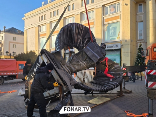 В Белгороде устанавливают памятник погибшим при обстрелах мирным жителям