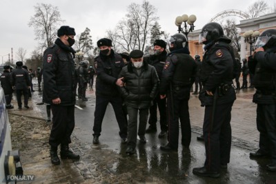 Задержания и не только в Белгороде 31 января. Онлайн-трансляция