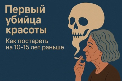 «Первый убийца красоты». Как постареть лет на 10-15 лет раньше?