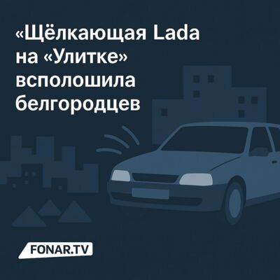 «Щёлкающая» Lada всполошила белгородцев и полицию
