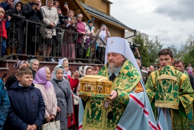 ​В Белгород привезли ковчег с мощами Сергия Радонежского