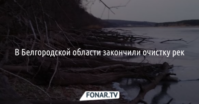 В Белгородской области закончили очистку рек