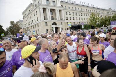 Высокопоставленные чиновники пробежали свои дистанции на «Белгородском полумарафоне»