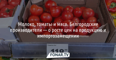 Молоко, томаты и мясо. Белгородские производители — о росте цен на продукцию и импортозамещении
