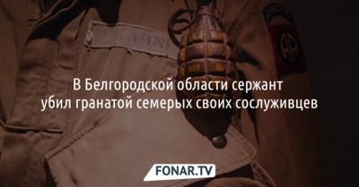 Начался суд над бывшим военным, который в Белгородской области убил гранатой семерых сослуживцев