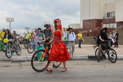 В Белгороде провели костюмированный велопарад. Фоторепортаж