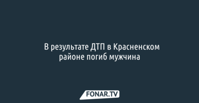 ​В тройном ДТП в Красненском районе погиб мужчина
