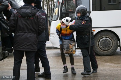 Как в Белгороде задерживали возможных участников митинга 31 января
