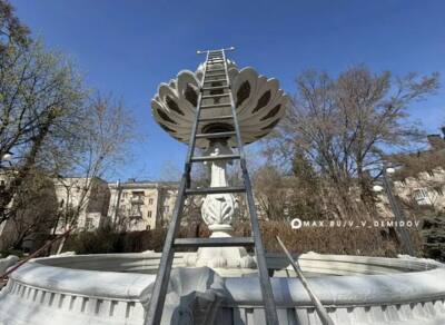 В Белгороде начали готовить фонтаны к открытию сезона