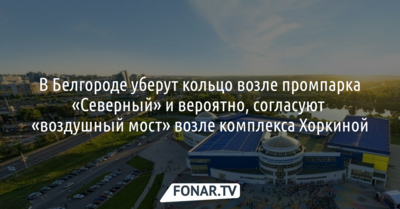 В Белгороде хотят сделать «воздушный мост» возле спорткомплекса Светланы Хоркиной