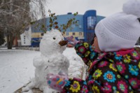 Первый снег в Белгороде,  фото Антона Вергуна