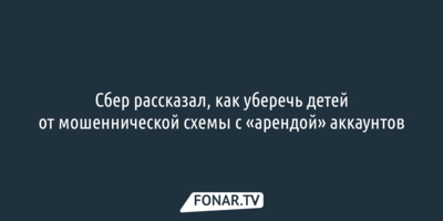 Сбер рассказал, как уберечь детей от мошеннической схемы с «арендой» аккаунтов 