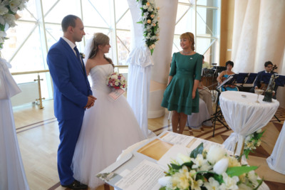 Первое свадебное торжество в белгородской филармонии