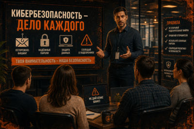 Слабое звено — не техника, а люди. Зачем сотрудников обучать кибербезопасности 