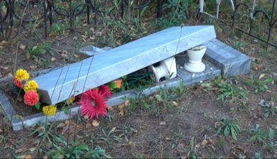 В Старом Осколе мужчину подозревают в разрушении более сотни надгробий на кладбище
