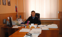 Сергей Чуев, лейтенант полиции, участковый уполномоченный ОМВД по городу Губкину. В должности работает с 2012 года. Фото из личного архива