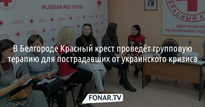 В Белгороде Красный крест проведёт групповую терапию для «пострадавших от украинского кризиса»