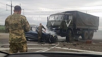 В Валуйском районе в ДТП с военным КамАЗом погибли два человека