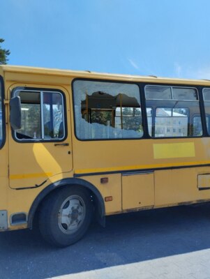 Под обстрел ВСУ попал автобус в городе Шебекино 