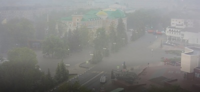 Ливень в Белгороде: затопленный парк Победы и центральные улицы. Подборка из соцсетей