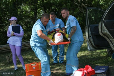 Белгородские медики, полицейские и спасатели соревновались в оказании экстренной помощи
