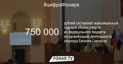 В облдуме рассказали, сколько денег выделили из бюджета на деятельность сенатора Евгения Савченко