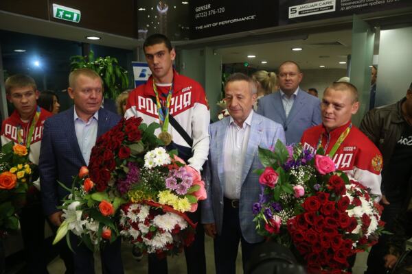 В Белгороде встретили участников Олимпиады в Рио